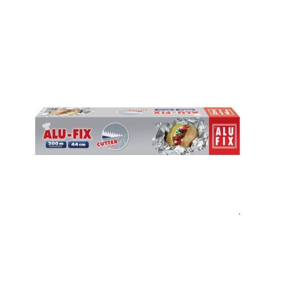 Alufólia 200mx44cm-es tartóval Alufix