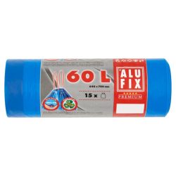 Kukazsák 60l/15db zárószalagos Alufix