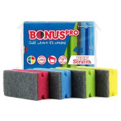 Súrolószivacs 4db-os formázott (nagy) Bonus