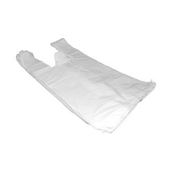 Nylon szatyor 28*49-es fehér 50db-os