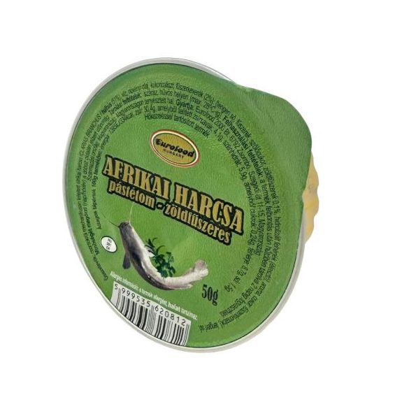 Harcsapástétom zöldfűszeres 50gr (24db/#)