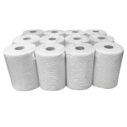   Ipari kéztörlő 12db-os 14cm átmérő, 51m, 19cm magas, 2 rétegű (TKC255/19) 