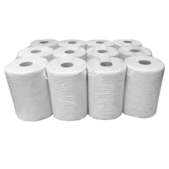 Ipari kéztörlő 12db-os 14cm átmérő, 51m, 19cm magas, 2 rétegű (TKC255/19) 