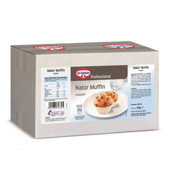 Dr Oetker muffin alappor natúr 4kg