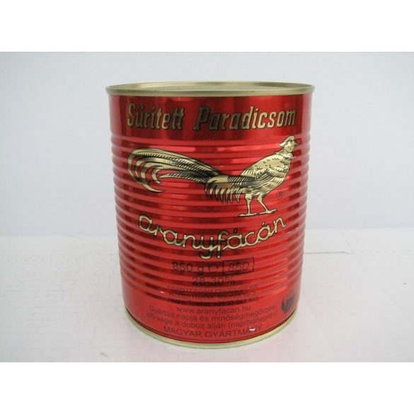 Paradicsompüré 850g Aranyfácán 28-30%-os
