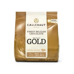 Fehér csokoládé GOLD (karamellel) 400g 30,4% Cellabaiut 
