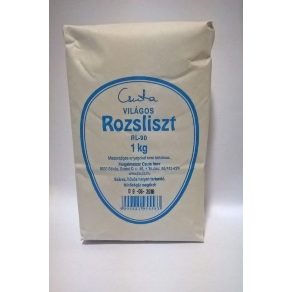 Rozsliszt 1kg világos 