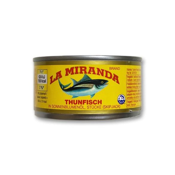 Tonhaltörzs növényi olajban 185g La Miranda 48db/# (1149)