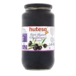 Olívabogyó fekete egész, magozott 900g/400g Hutesa (797)
