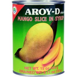 Mangó konzerv szeletelt 425g/230g Aroy-d/Exotic Food