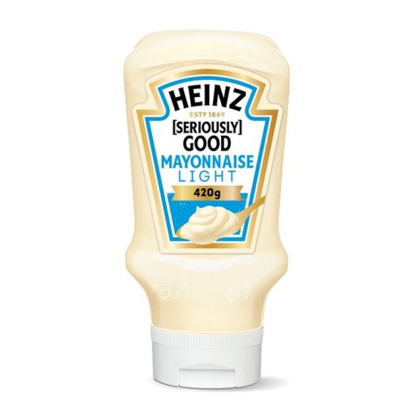 Majonéz light 420g/400ml flakonos Heinz (10db/#)