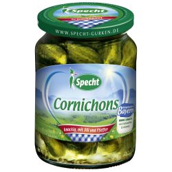 Cornichons uborka 370ml Specht (12db/#)