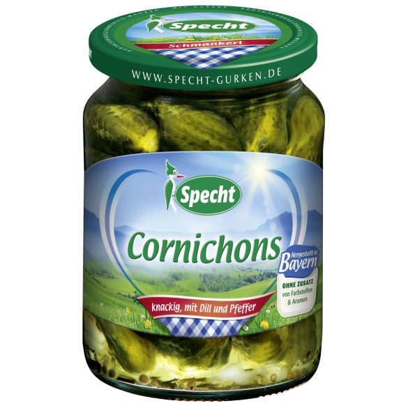 Cornichons uborka 370ml Specht (12db/#)