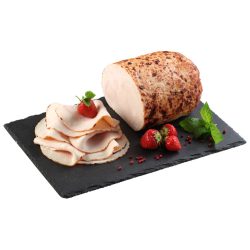 Csirkemellsonka sült, felezett cca 2,5kg Kométa Kemencés