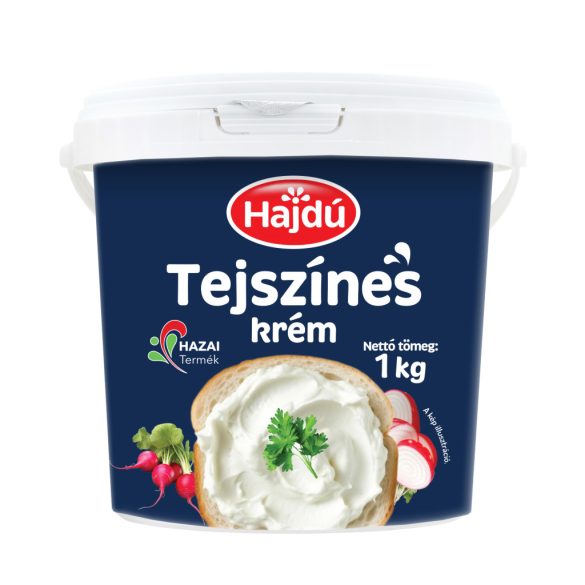 Sajtkrém tejszínes 1kg Hajdú