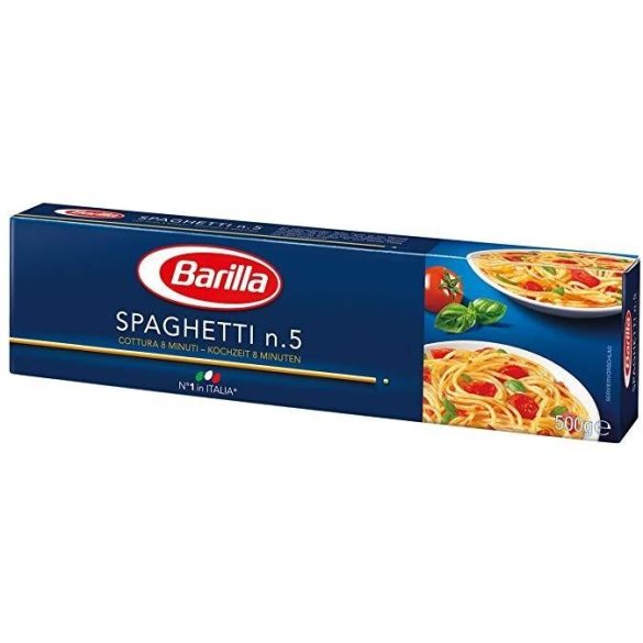Spagetti Barilla 1kg-os No.5