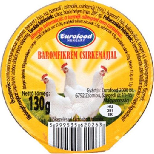 Baromfikrém Csirkemájjal 50gr (24db/#)