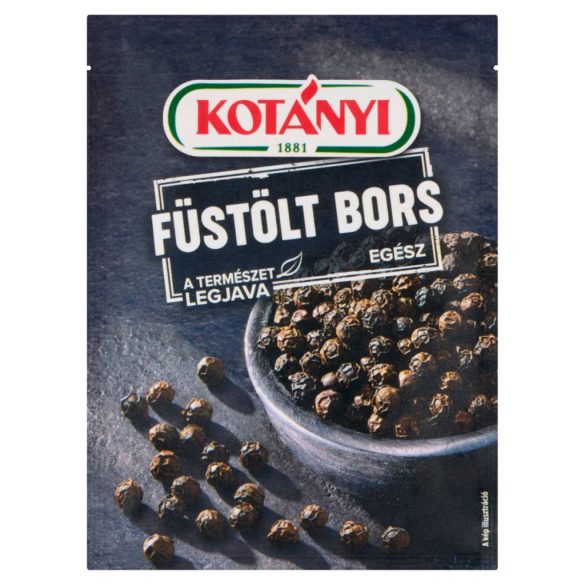 Kotányi tasakos 15g egész feketebors FÜSTÖLT