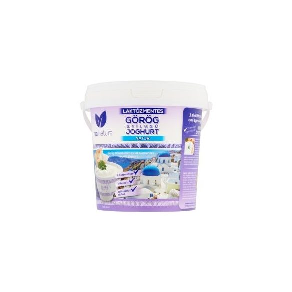 Joghurt Görög 1kg laktózmentes Real Nature