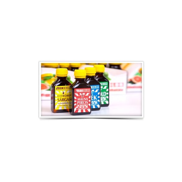 Ételfesték 30ml citromsárga/zöld/kék