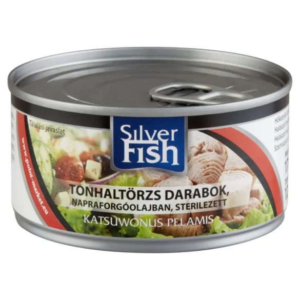 Tonhaldarabok olajban 170g/120g Silverfish tépőzáras