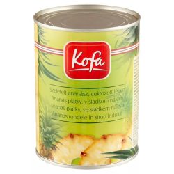 Ananász körszeletelt 580ml/565g/340g Kofa/Top Fruits