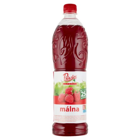 Pölöskei gyümölcs szörp +25% 1l  több íz DRS (6db/#)