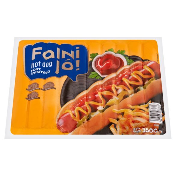 Hot-dog virsli 350g Falni Jó! (16csom/#) 04.30-ai szavatosság