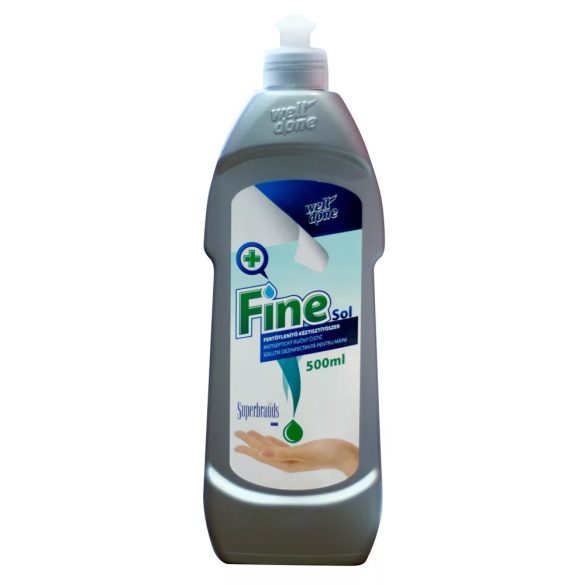 Kéztisztítószer 500ml Fine Sor fertőtlenítős ("folyékony szappan") 20db/#