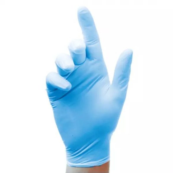 Gumikesztyű 200db-os (nitril, púdermentes) "S" Benson Blue